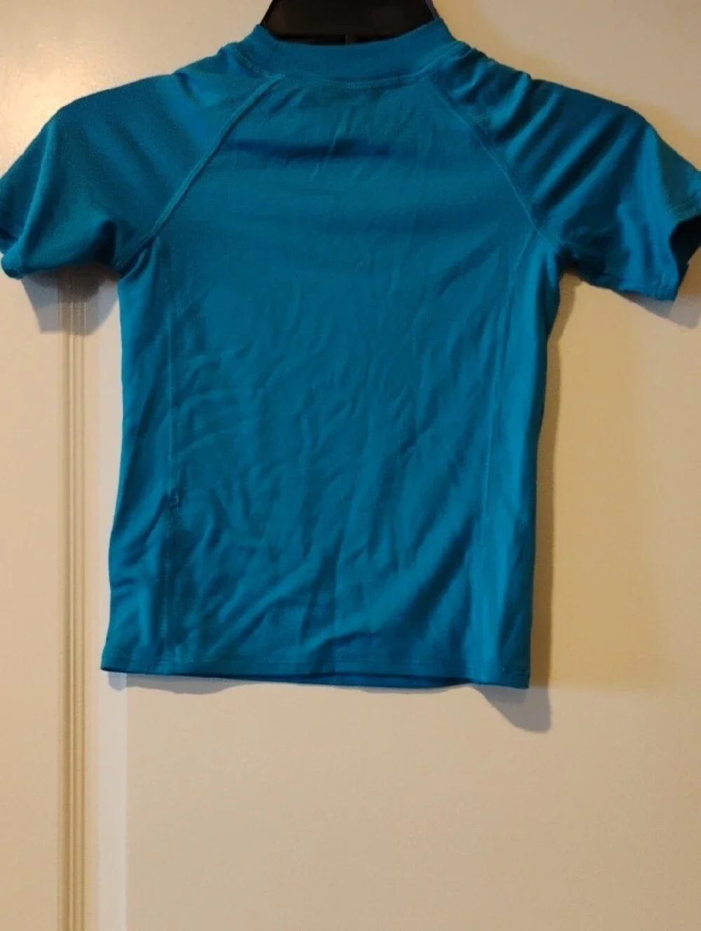 O'Rageousl Kids Short Sleeve Rashguard in Teal Blue